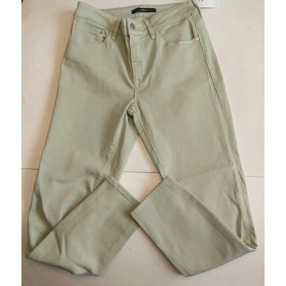 Mavi TESS High Rise Skinny Denim Jeans Womens 27 X 27 Pants Light Green Sample